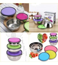 3Piece Food Container With Lids
